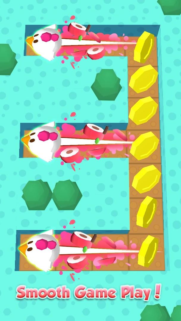 Slide Chicken screenshot game