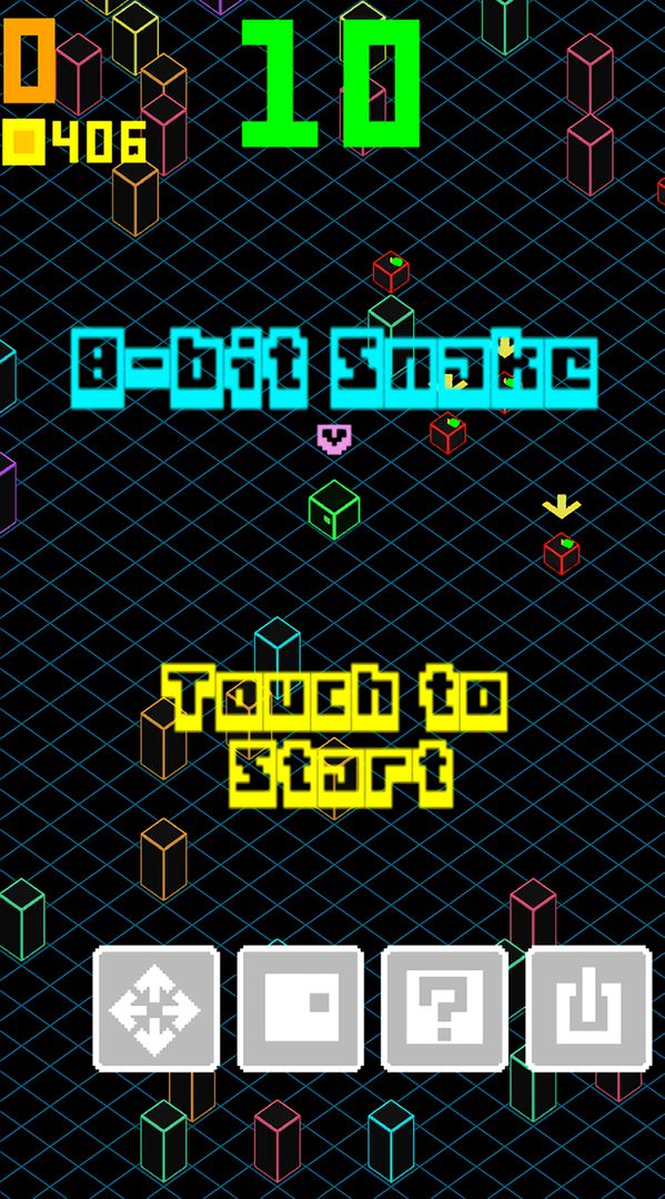 8-bit Snake screenshot game