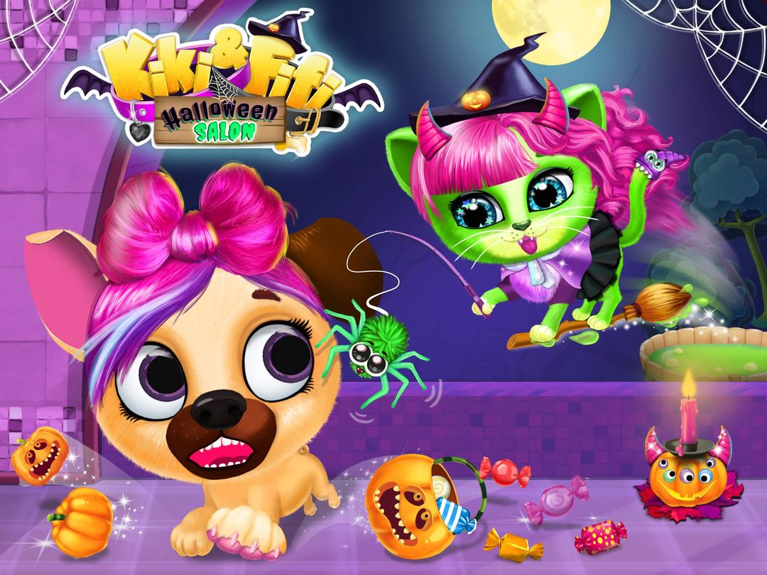 Screenshot of Kiki & Fifi Halloween Salon