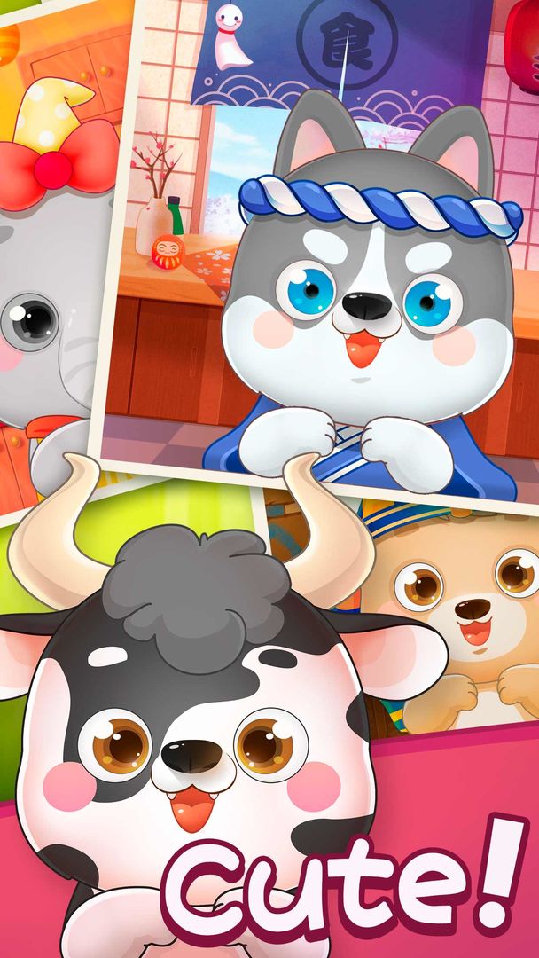 Kawaii Chef - lovely cute pets kitchen burger shop 게임 스크린 샷