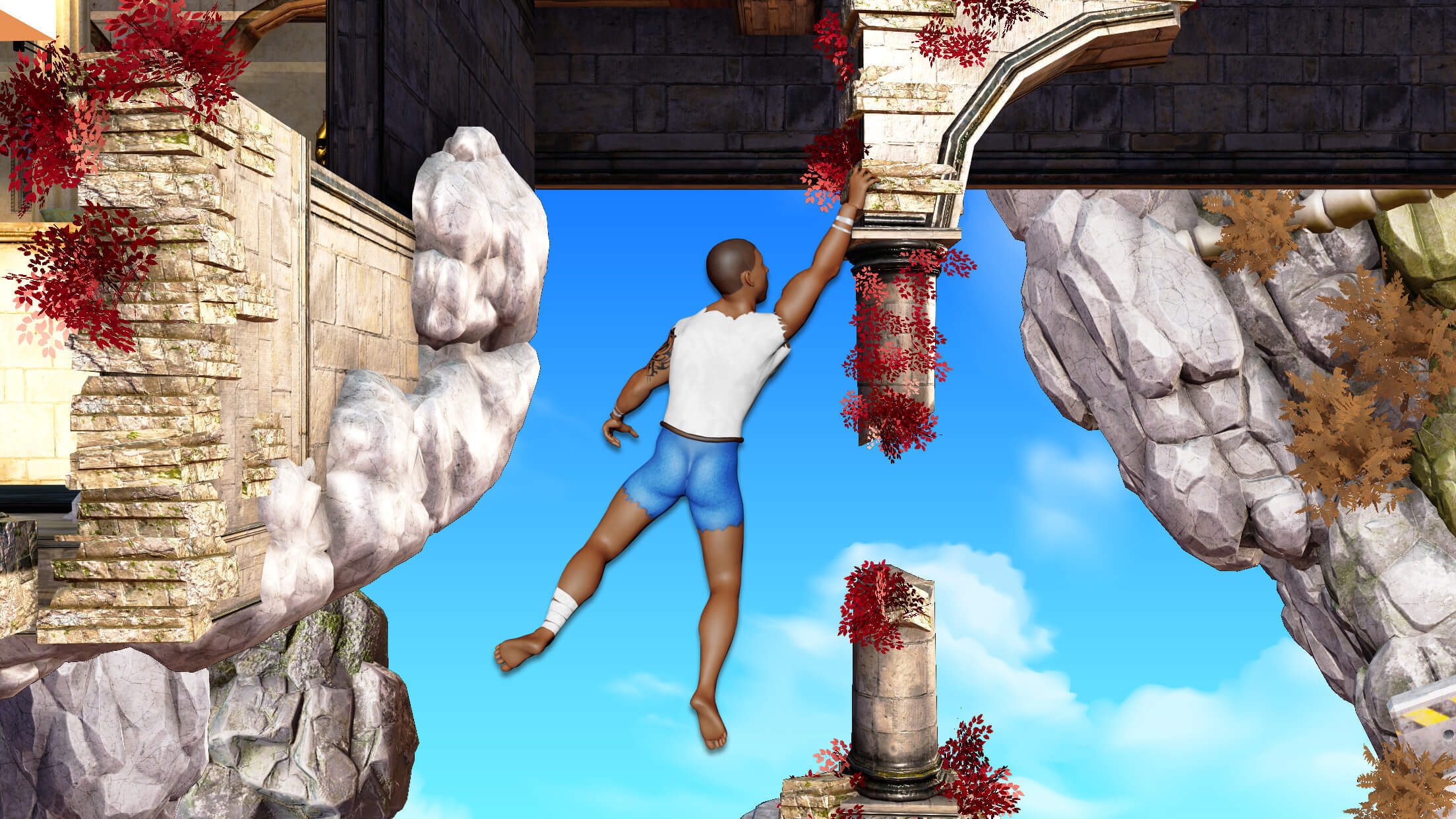 Screenshot of Rock Solid: Climbing Up Game