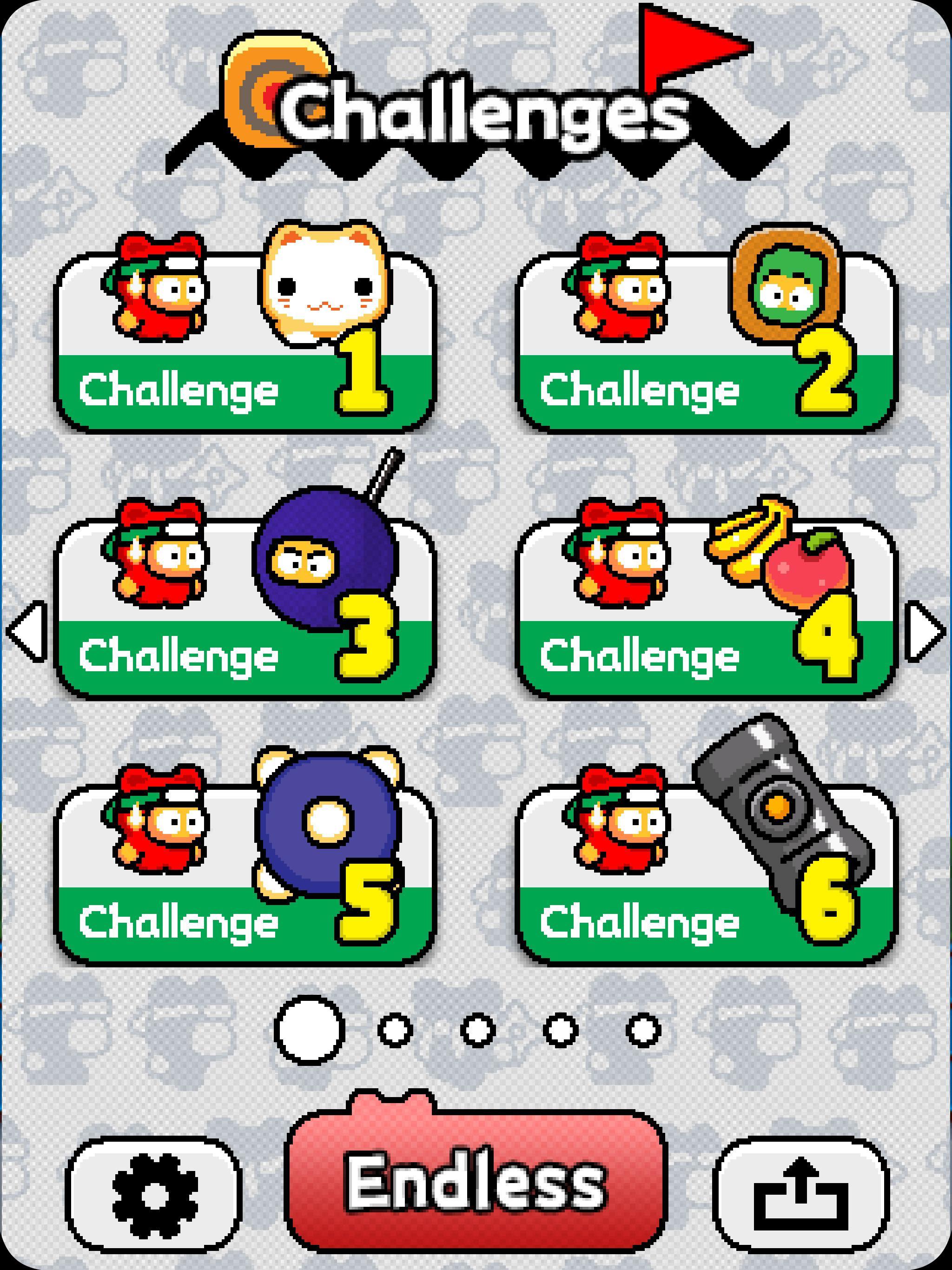 Ninja Spinki Challenges!! Game Screenshot
