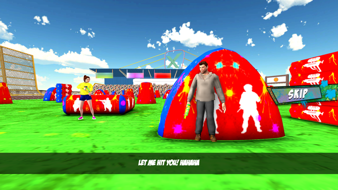 Paintball Shooting Color War Game Screenshot