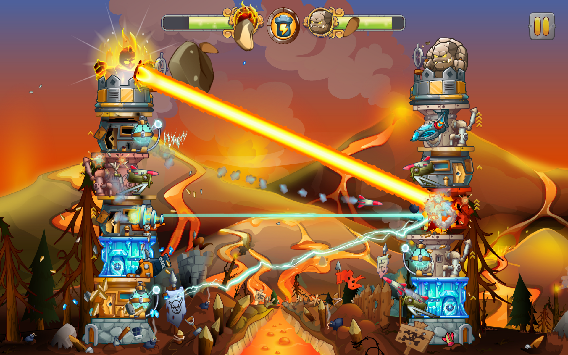 Tower Crush - Defense TD Free  Game Screenshot