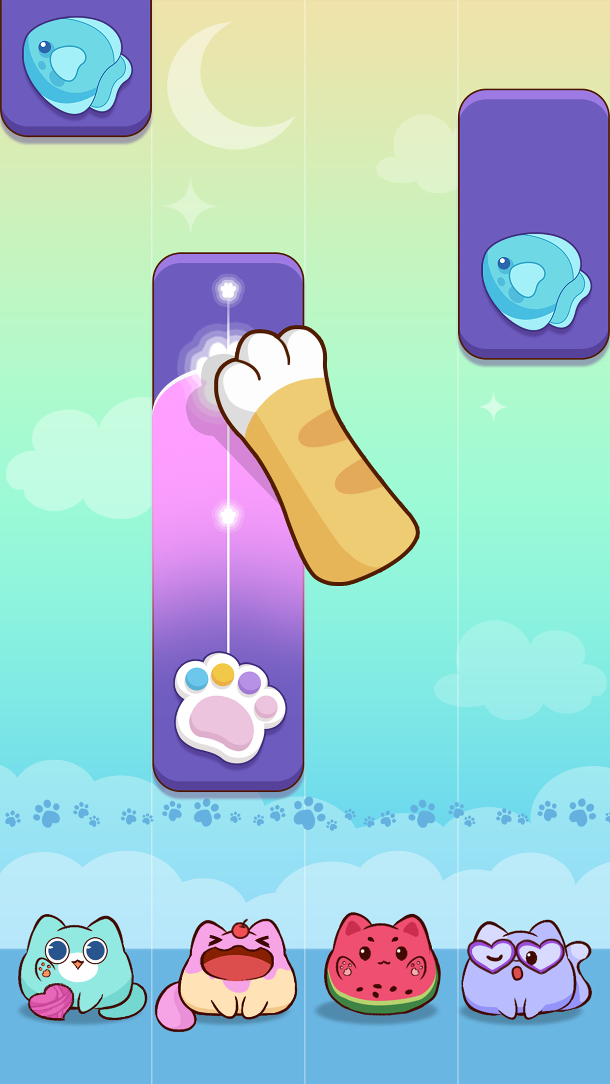 Cat Tiles: Cute Piano Game Game Screenshot