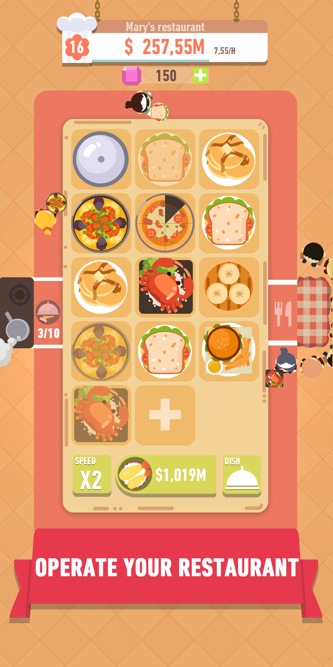 Screenshot of Merge Food: World Dish Journey