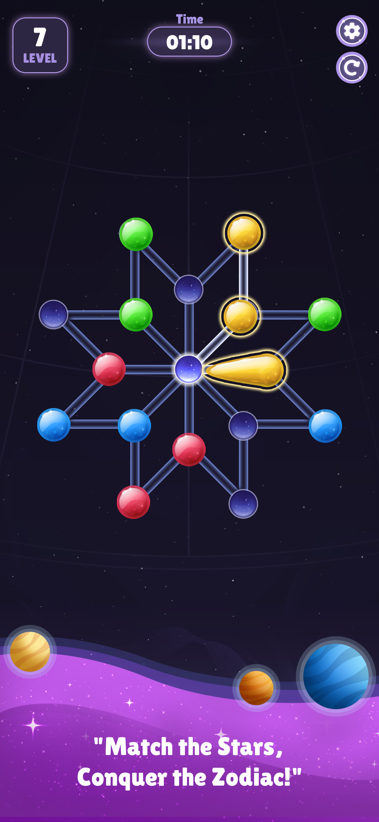 Jelly Dots: Flow Puzzles Game Screenshot