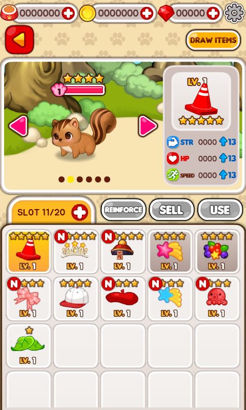 동물쥬디: 다람쥐 돌보기 키우기게임 게임 스크린 샷