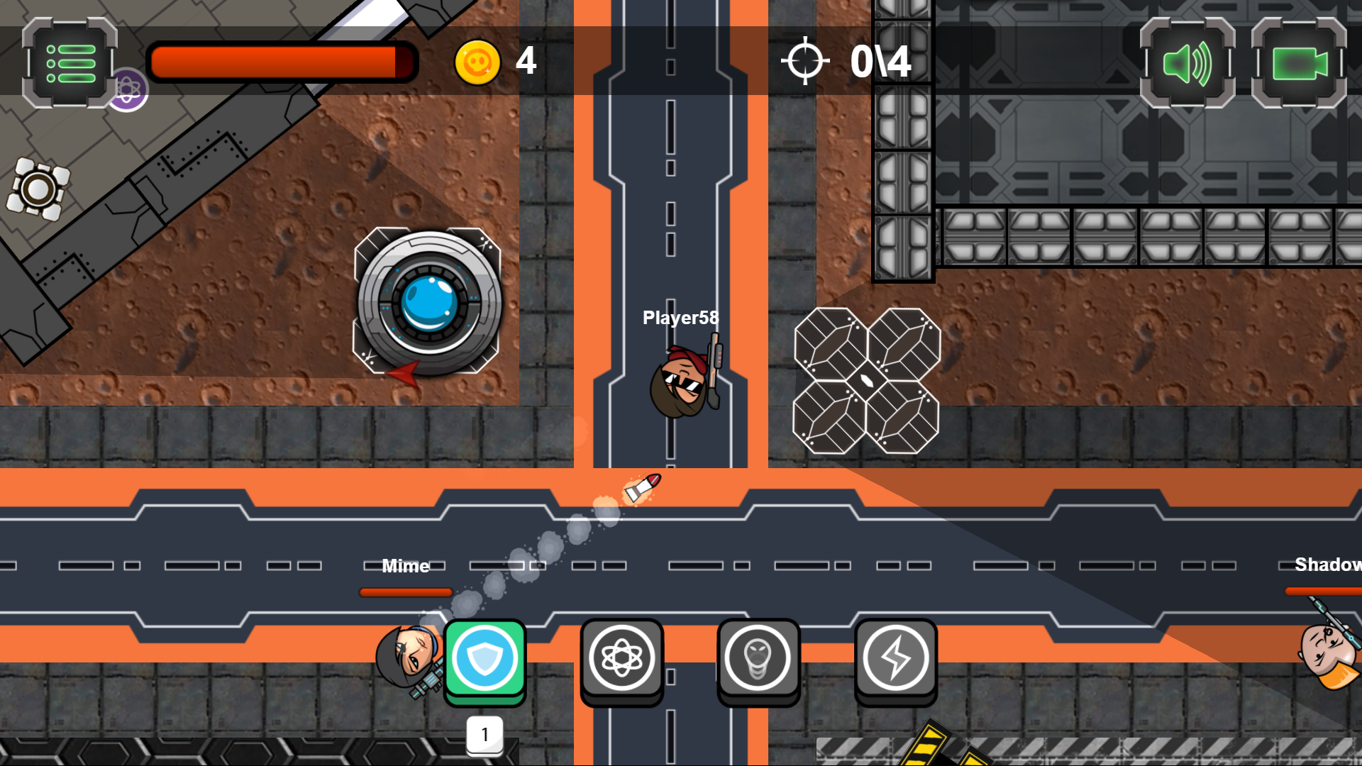 Screenshot of Mini Nova Shooters