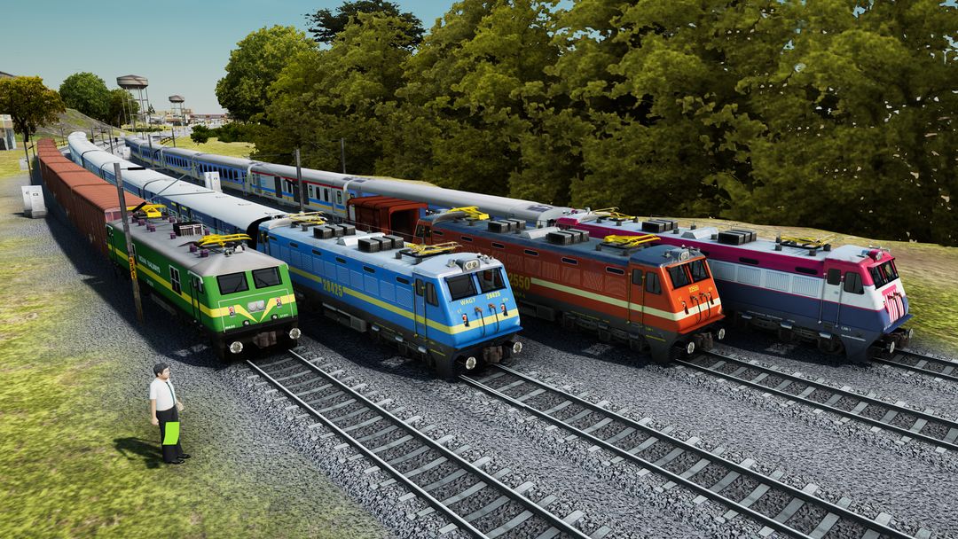 Indian Train Simulator 게임 스크린 샷
