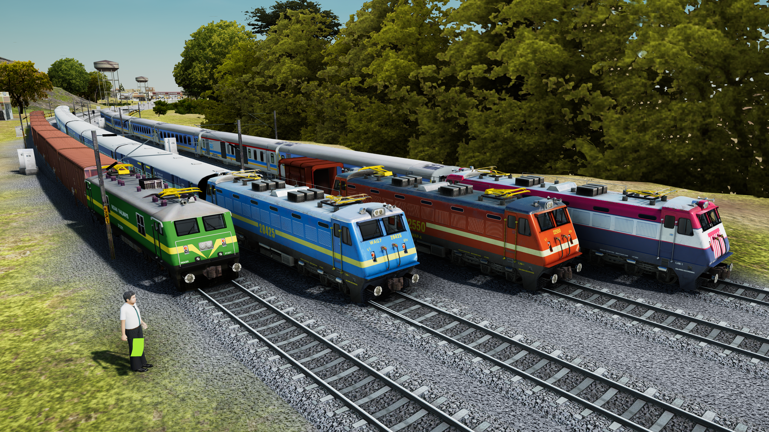 Indian Train Simulator: Game Game Screenshot