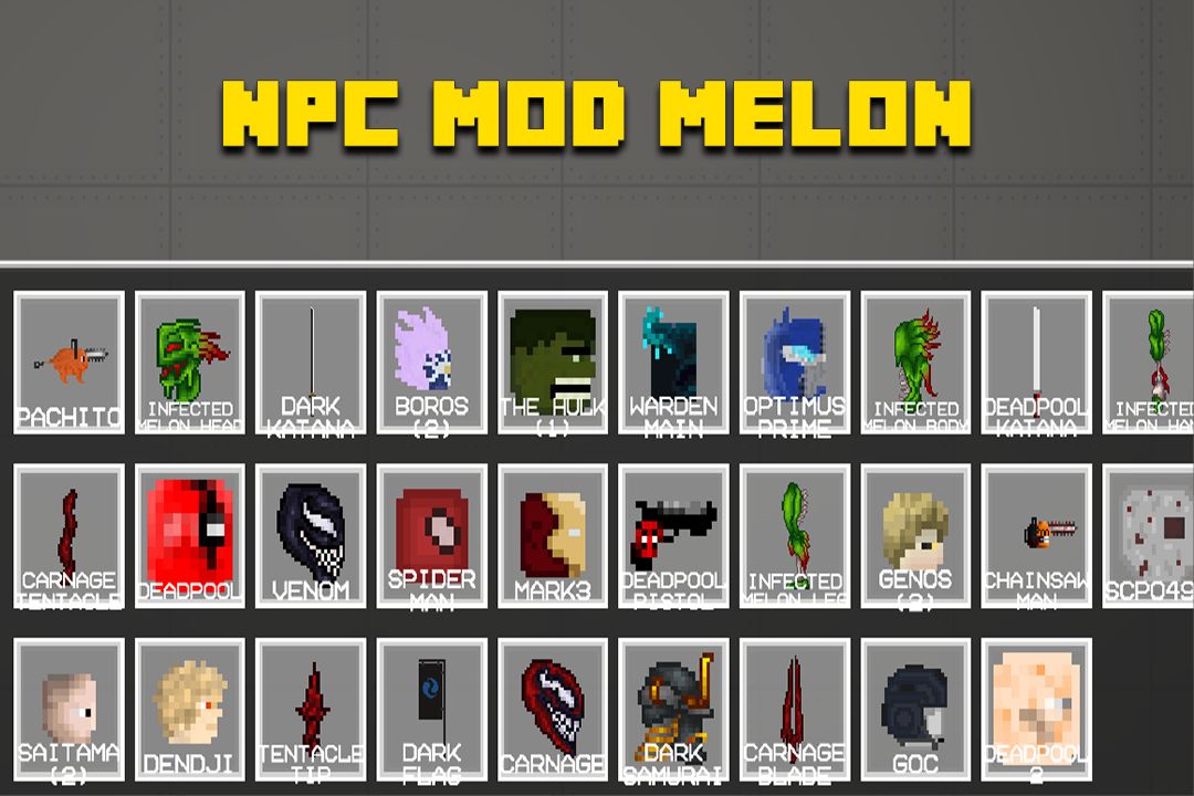 NPC Mod for Melon Playgrnd ภาพหน้าจอเกม