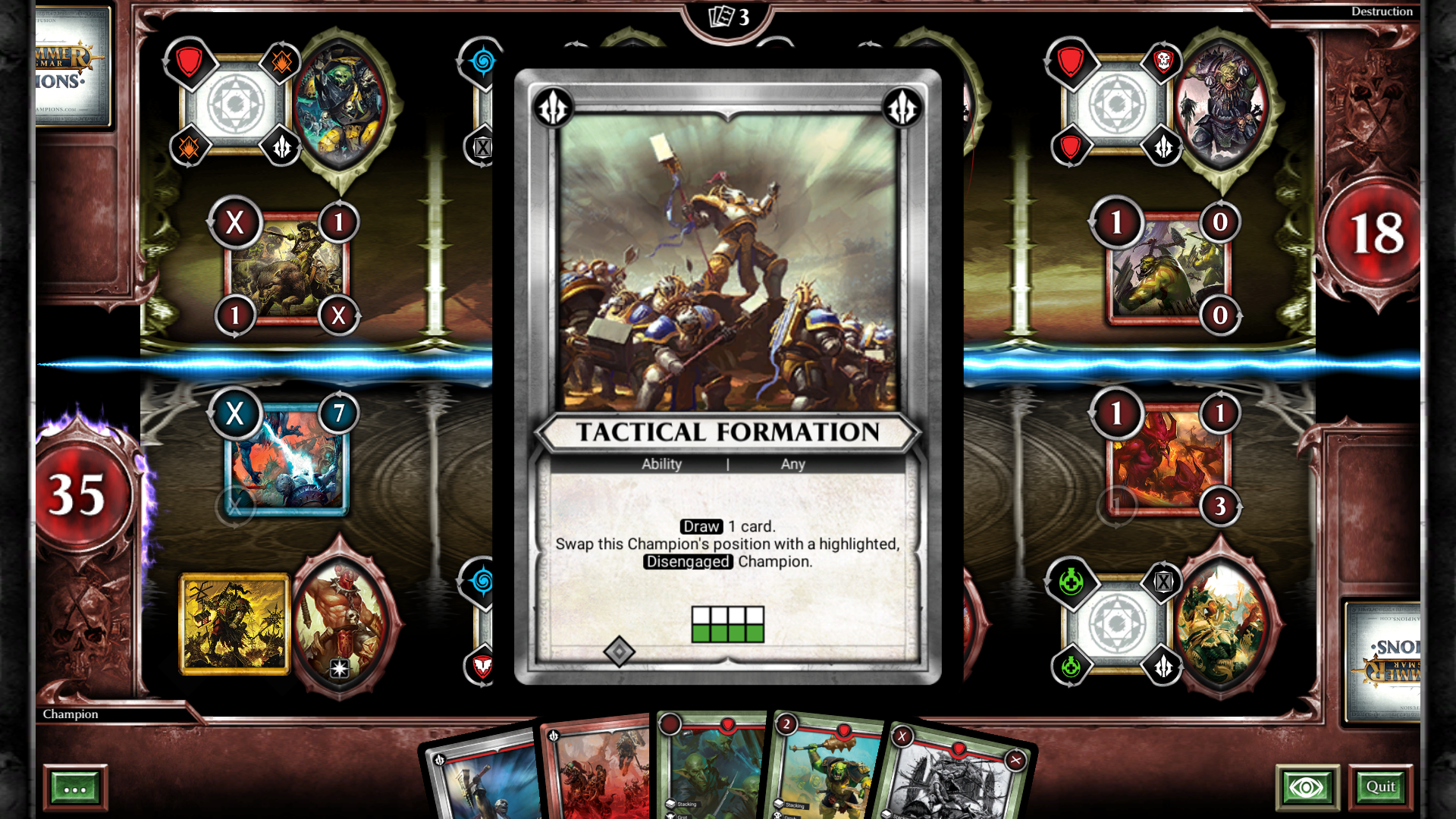 Warhammer AoS Champions Game Screenshot
