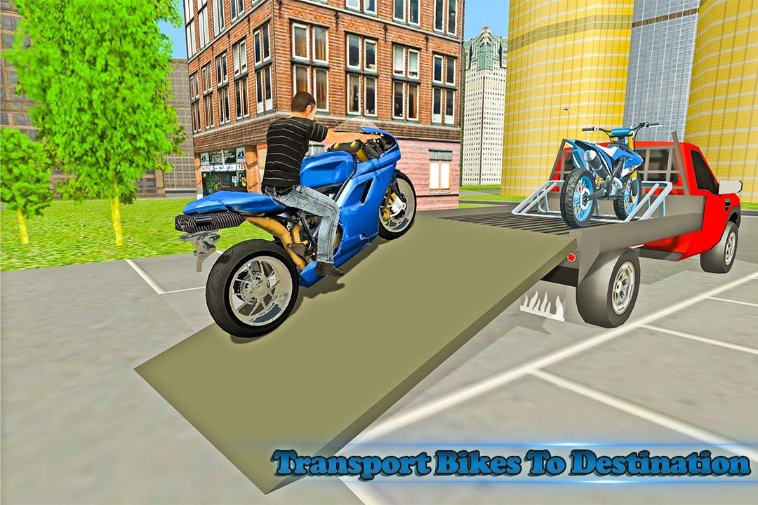 Screenshot of Bike Transport Truck Driver