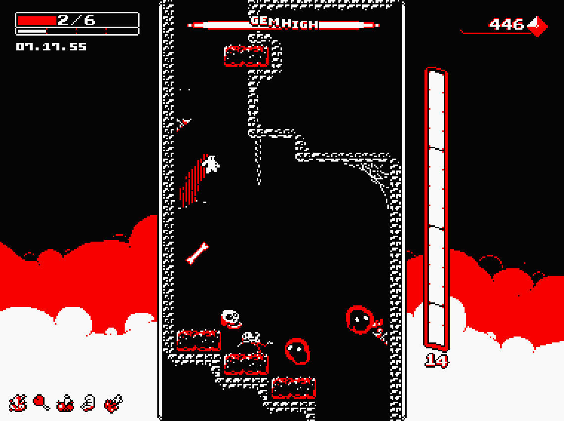 Downwell 遊戲截圖