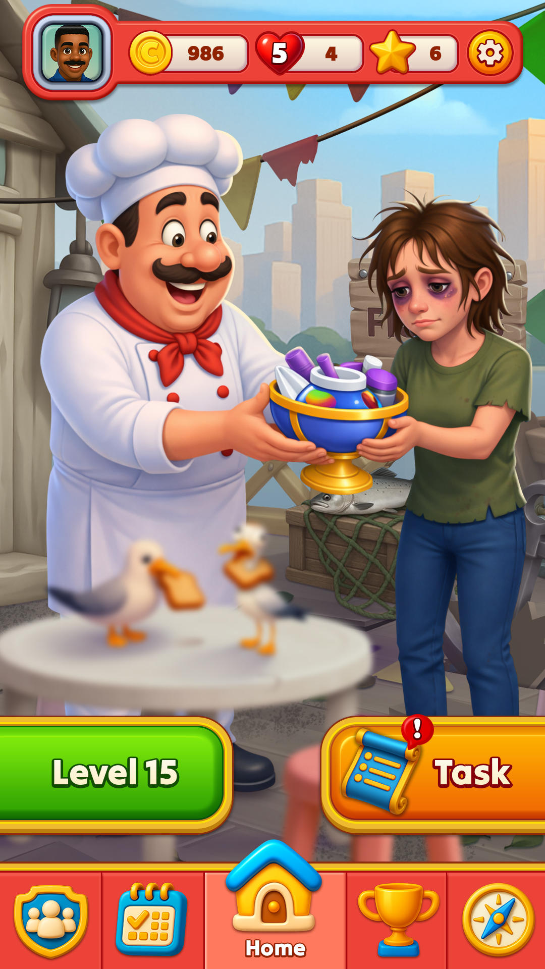 Cooking Mania : Match 3 Games Game Screenshot