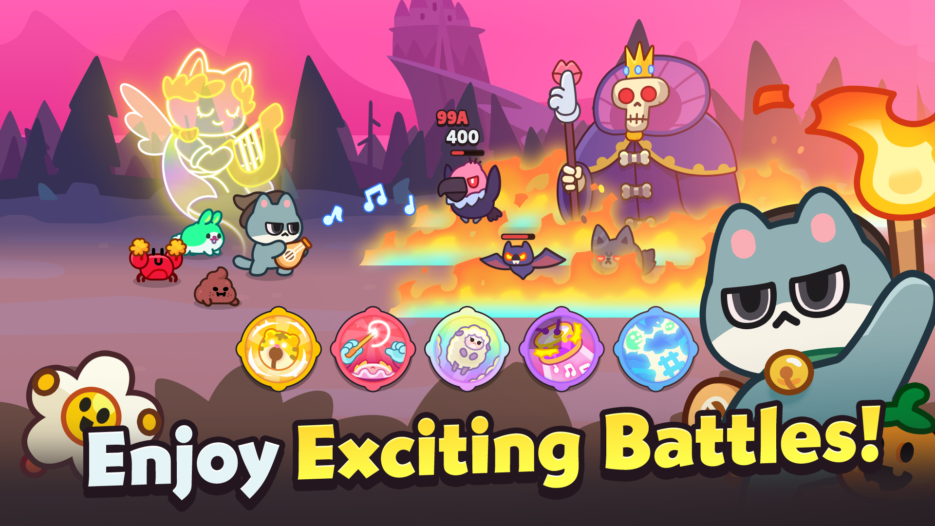 Meow Rangers Game Screenshot