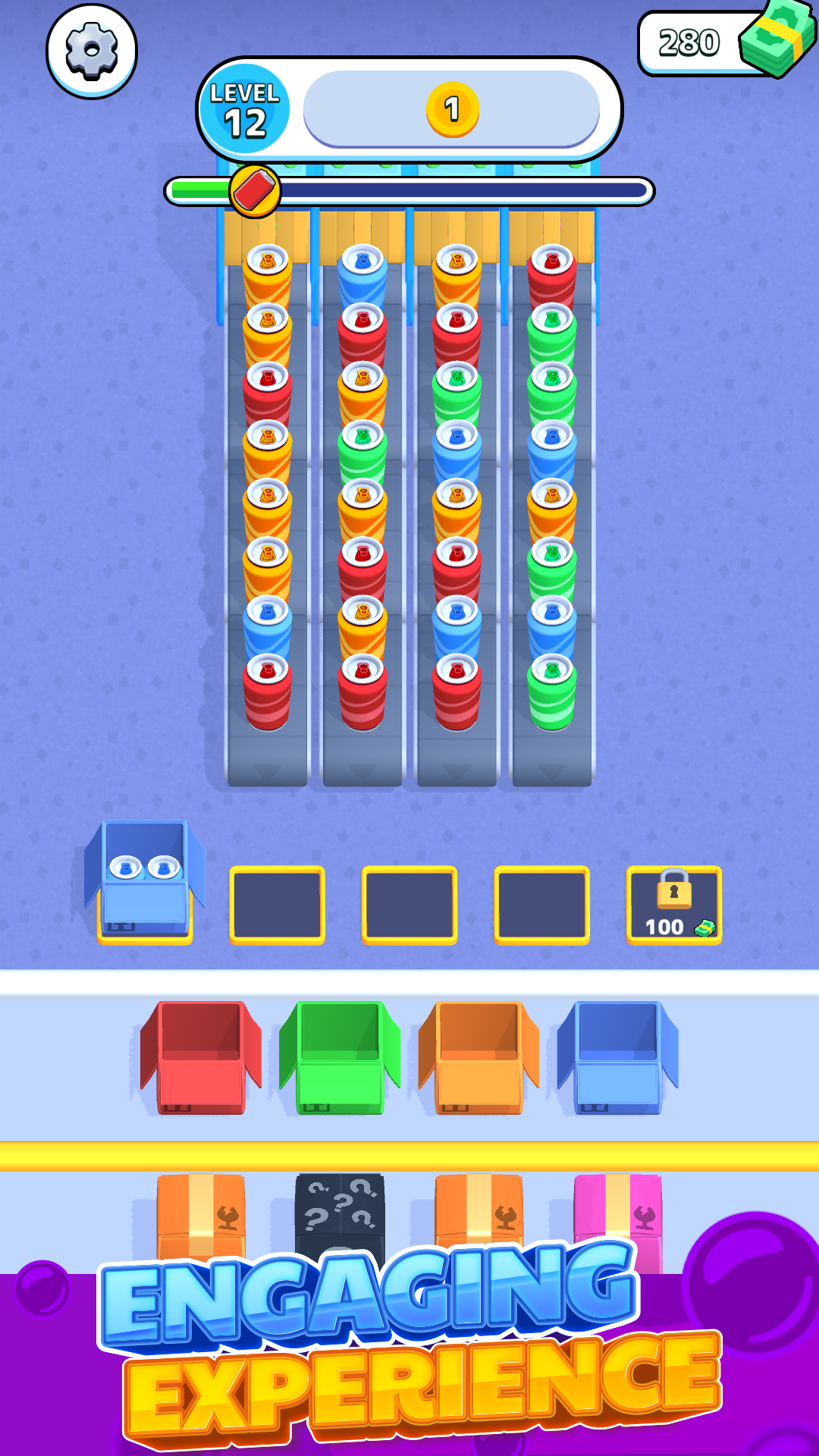 Bottle Jam! Game Screenshot