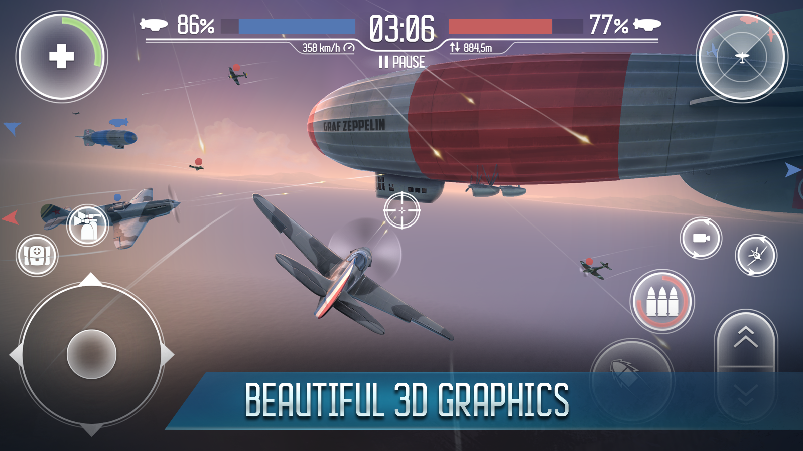 Screenshot 1 of Sky Baron: Guerre des Nations 