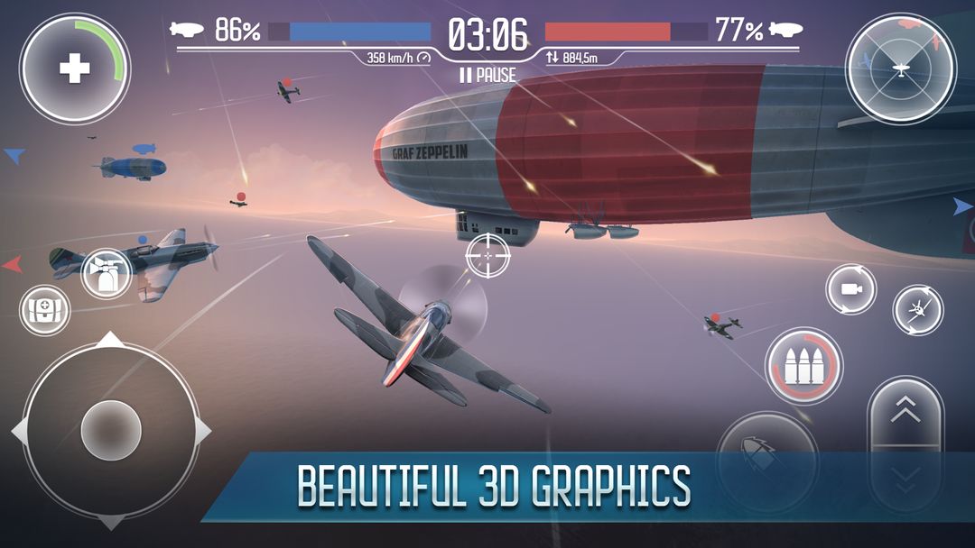Screenshot of Sky Baron: War of Nations