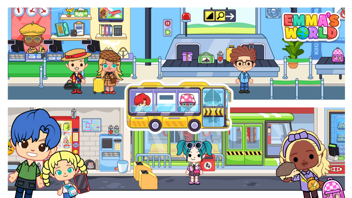 Emma's World - Town & Family Game Screenshot