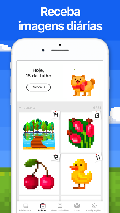 Pixel Art Pintar por Números versão móvel andróide iOS apk baixar