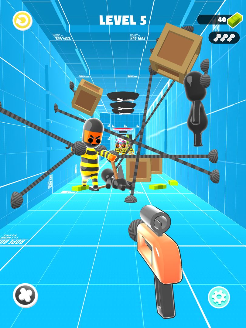 Rope Gun 3D 게임 스크린 샷