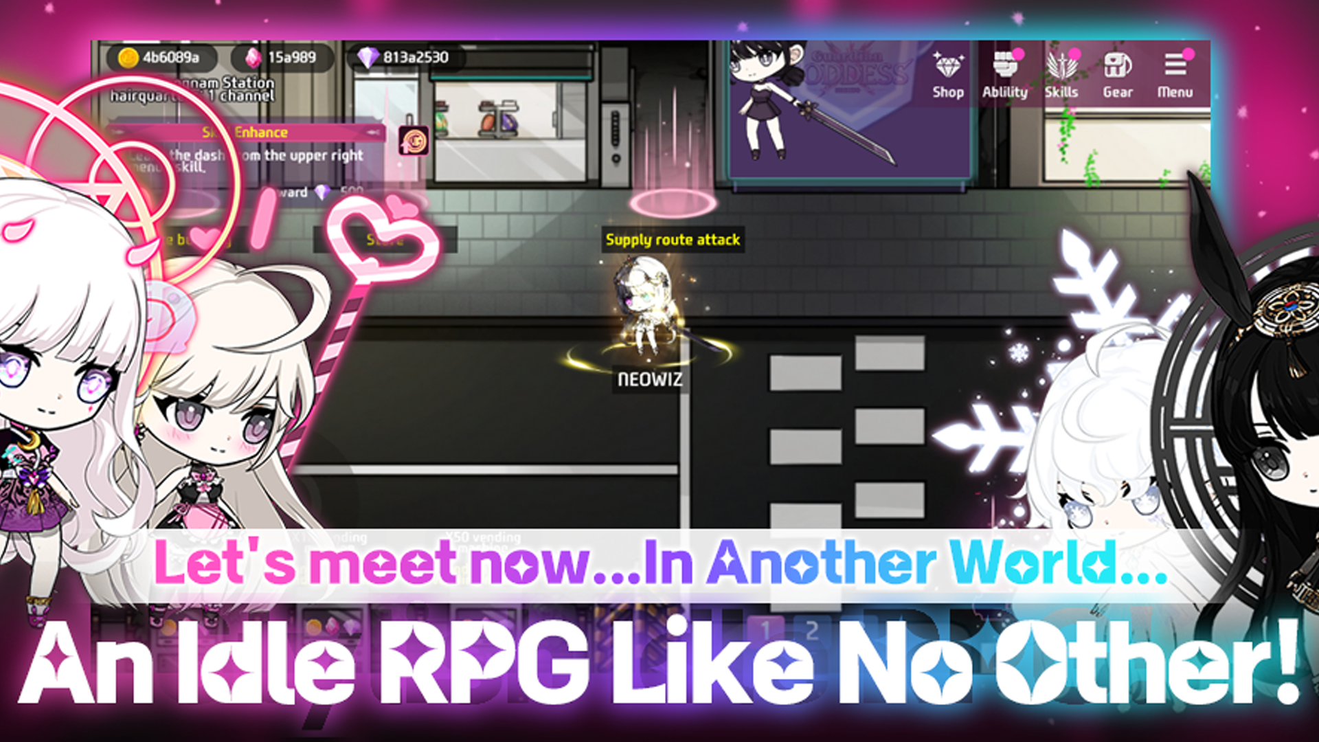 Screenshot of Guardian Goddess: Idle RPG