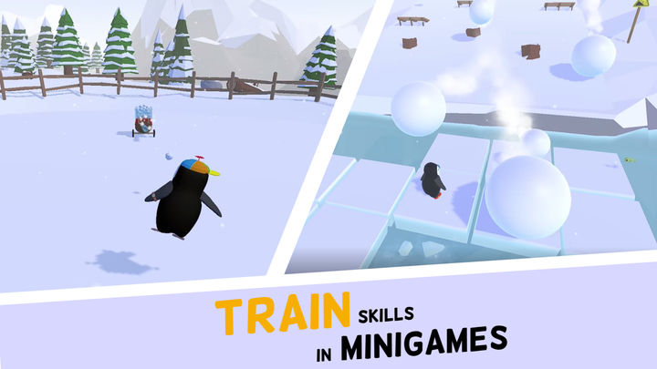 Screenshot 1 of Penguin Race Adventure (Android) 1