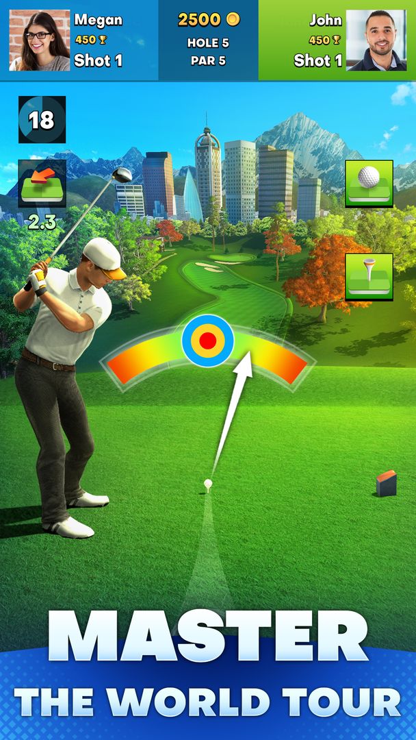 GOLF OPEN CUP - 골프 Battle Golf 게임 스크린 샷