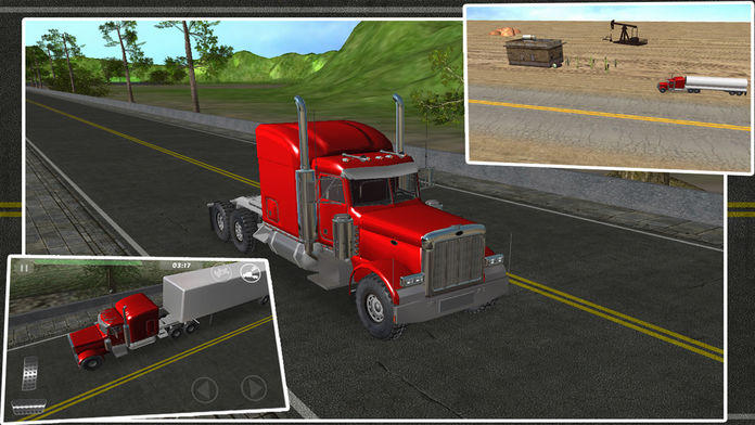 Screenshot 1 of Truck Driver Pro: Real Highway Racing Simulator 
