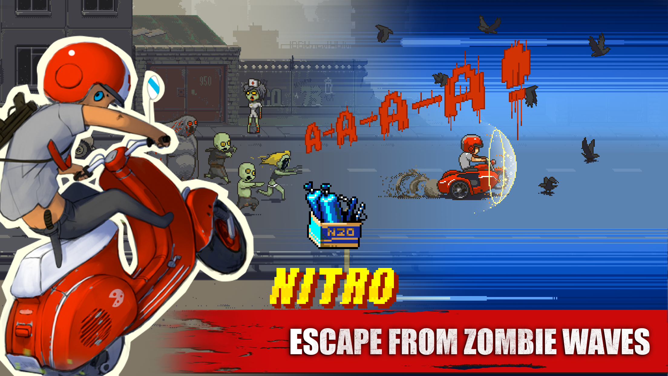Dead Ahead: Zombie bike racing Game Screenshot