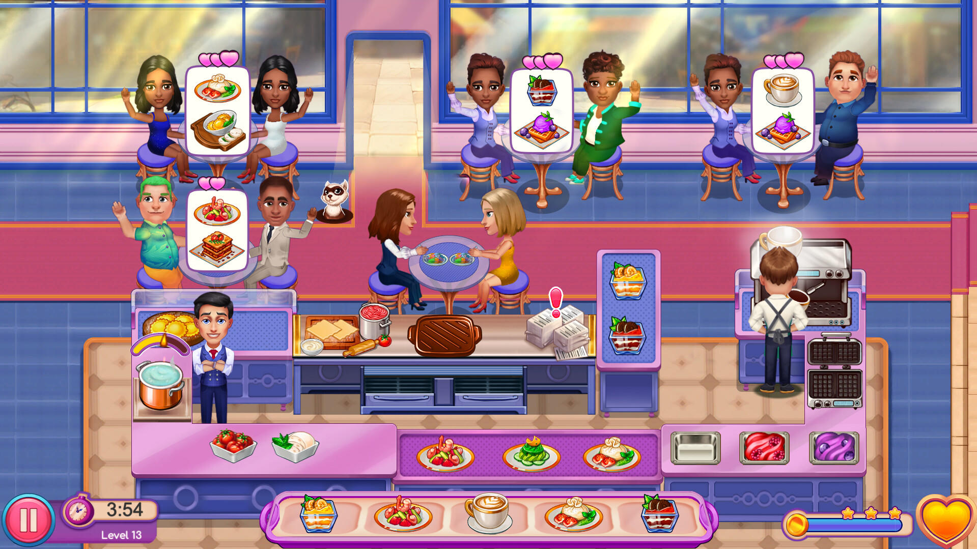 Screenshot of Claire's Cruisin' Cafe: Fest Frenzy