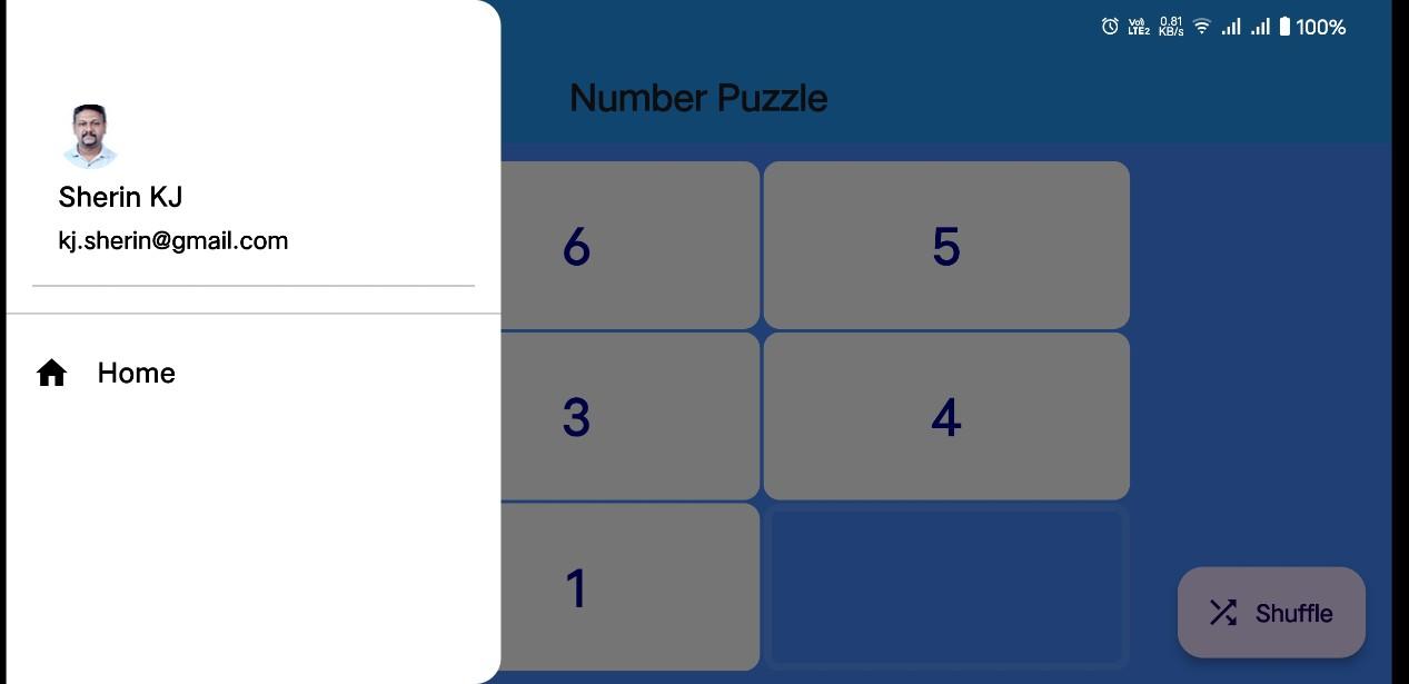 Number Puzzle 3X3 Game Screenshot