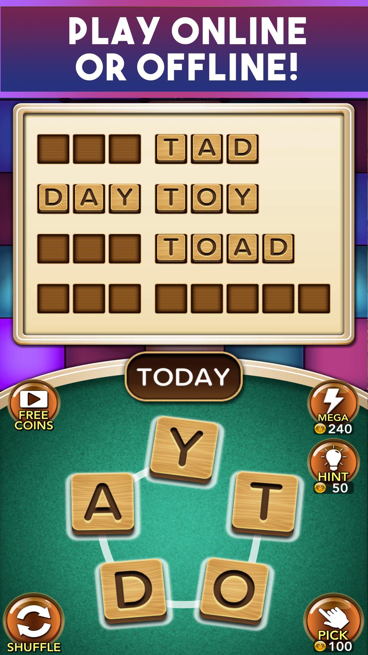 Word Disco - Free Word Games Game Screenshot