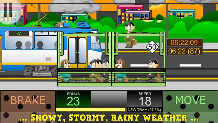 Tram Simulator 2D Premium - City Train Driver - Virtual Pocket Rail Driving Game ภาพหน้าจอเกม