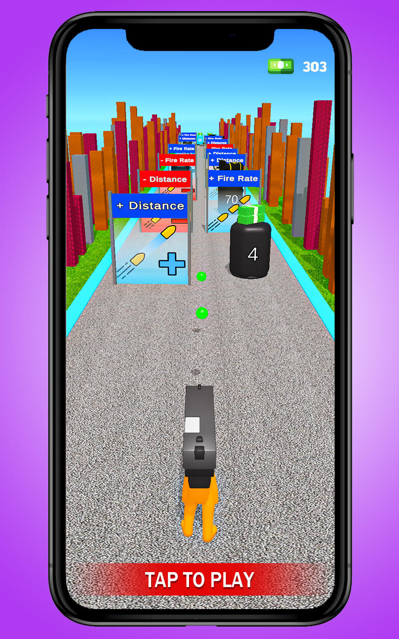 Stick Gun Rush! Weapon Shooter ゲームのスクリーンショット