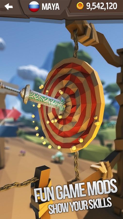 Flip Knife 3D: Knife Throwing Game ゲームのスクリーンショット