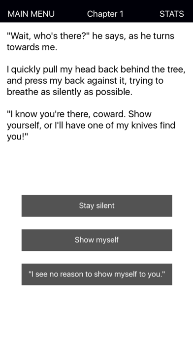 Screenshot of Magium- Text adventure (CYOA)