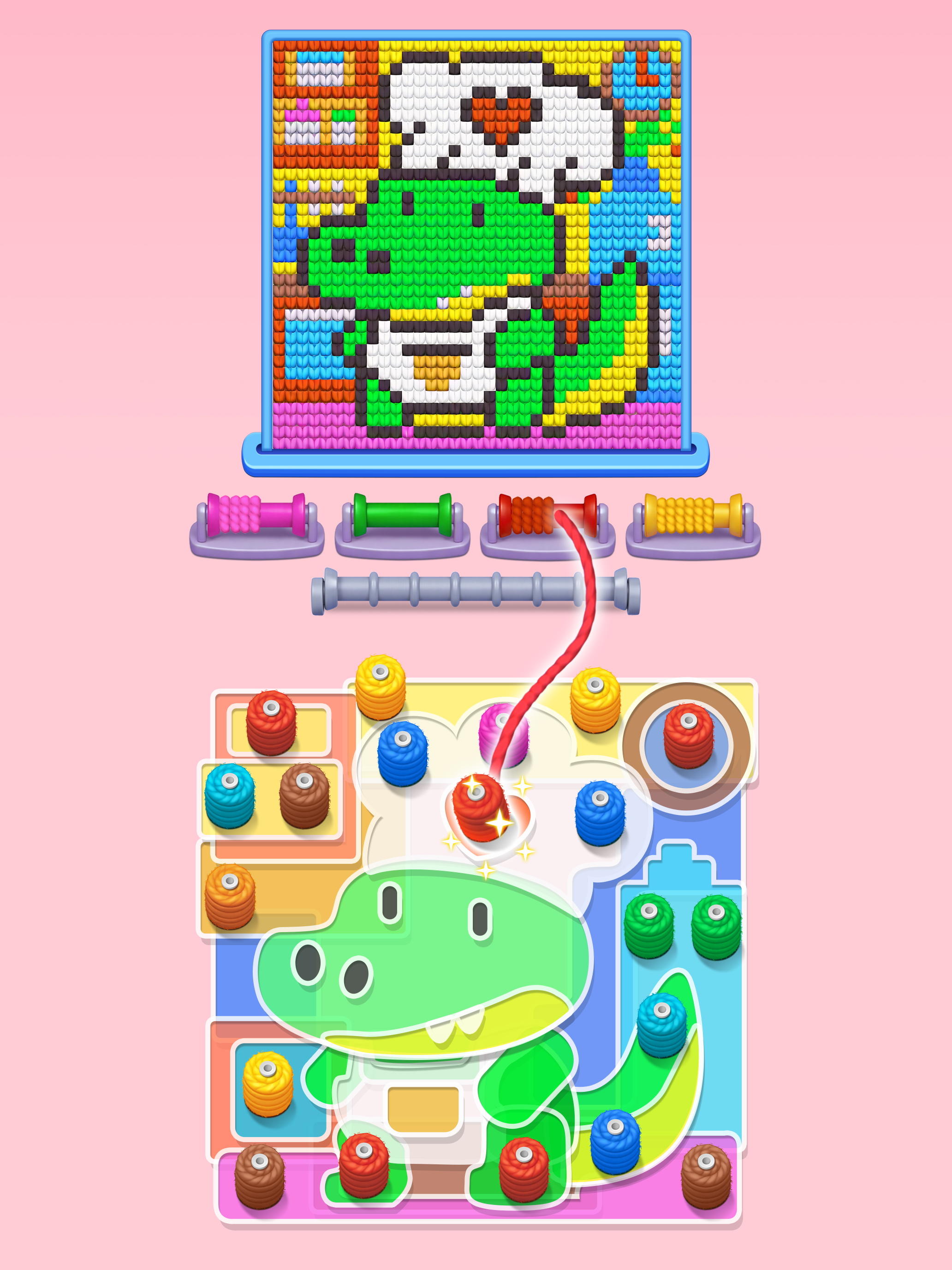Color Wool Screw Game Screenshot