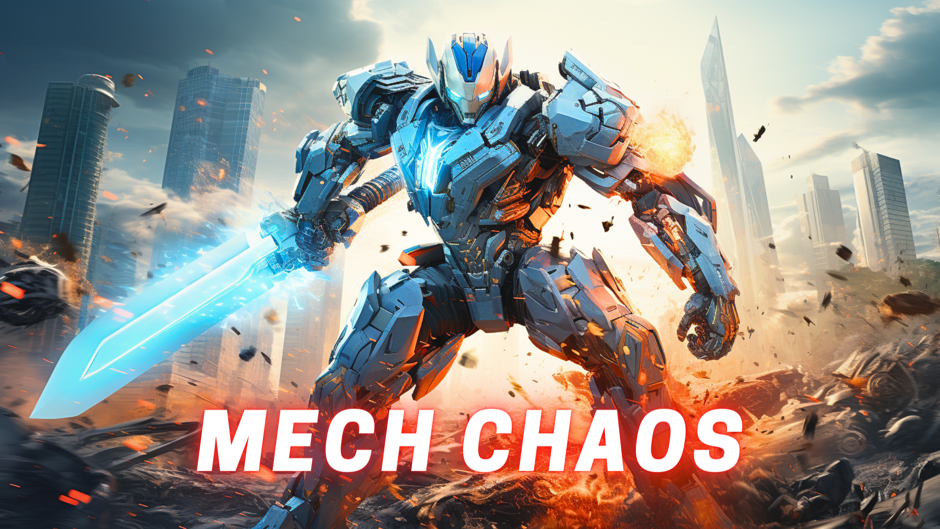 Mech Chaos robot boxing games Game Screenshot