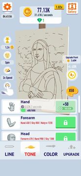 Idle Drawing Game Screenshot