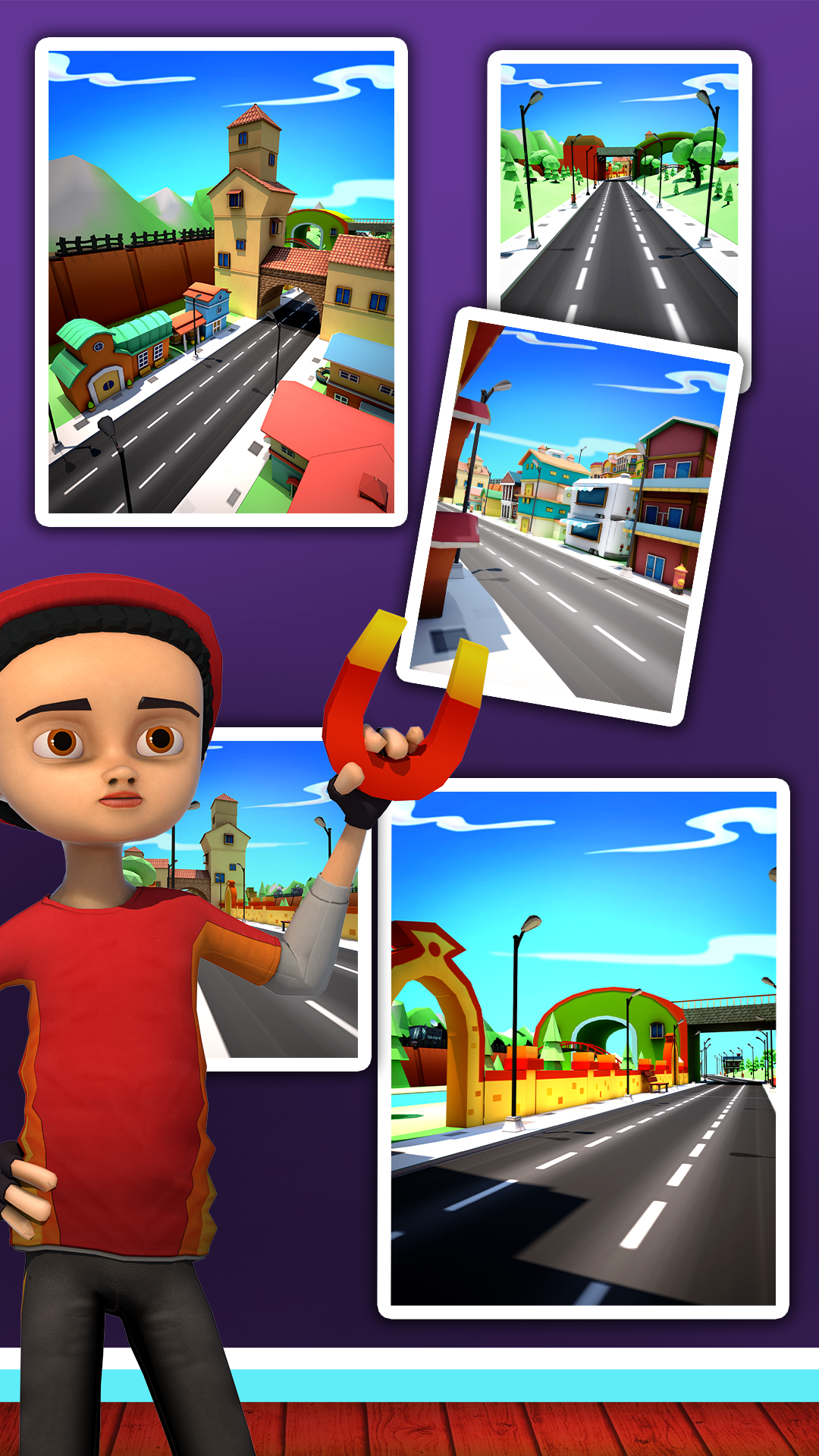 Big City Runner 3D Game Screenshot