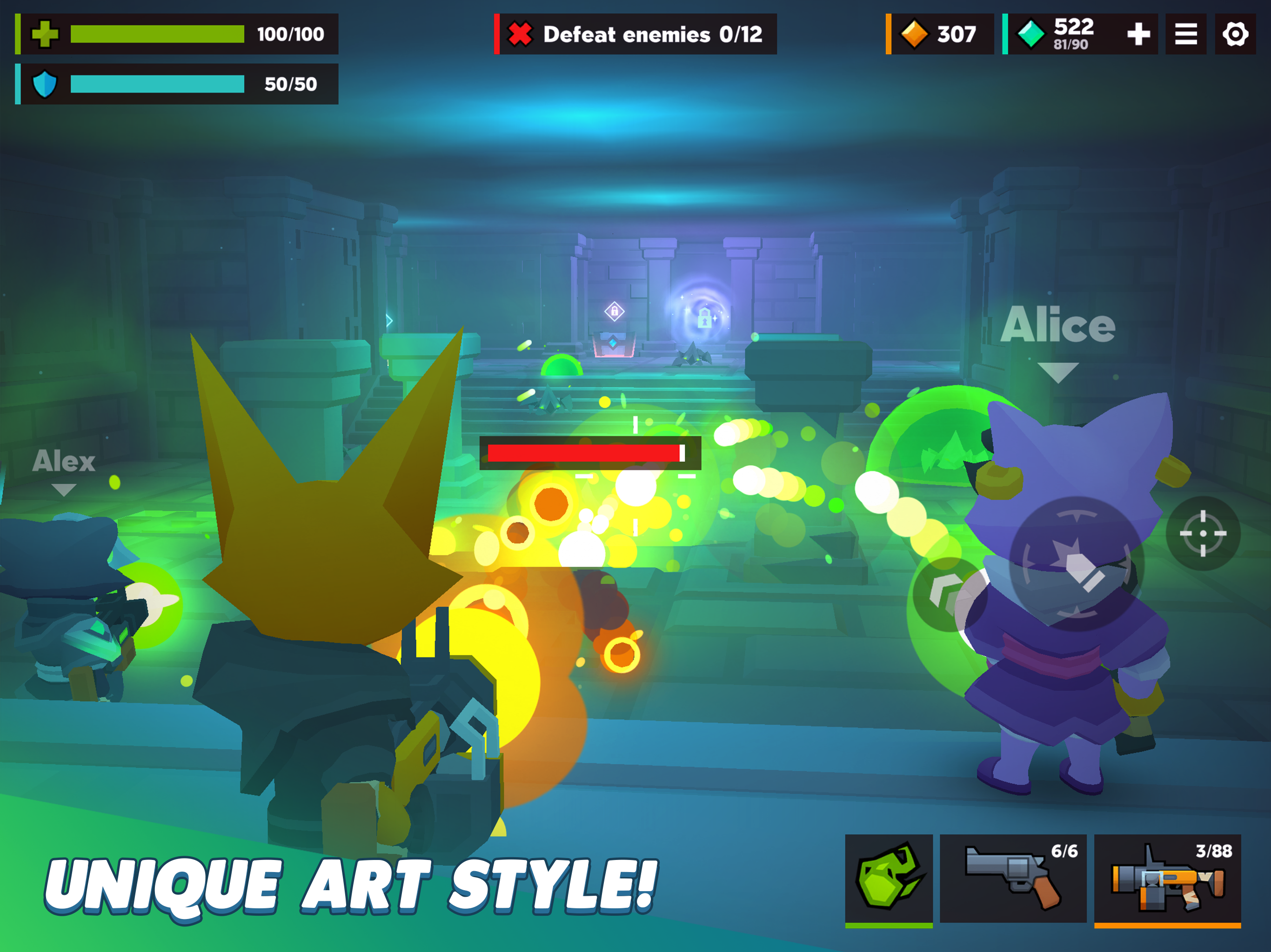 Feral Frontier Co-op Roguelike Game Screenshot