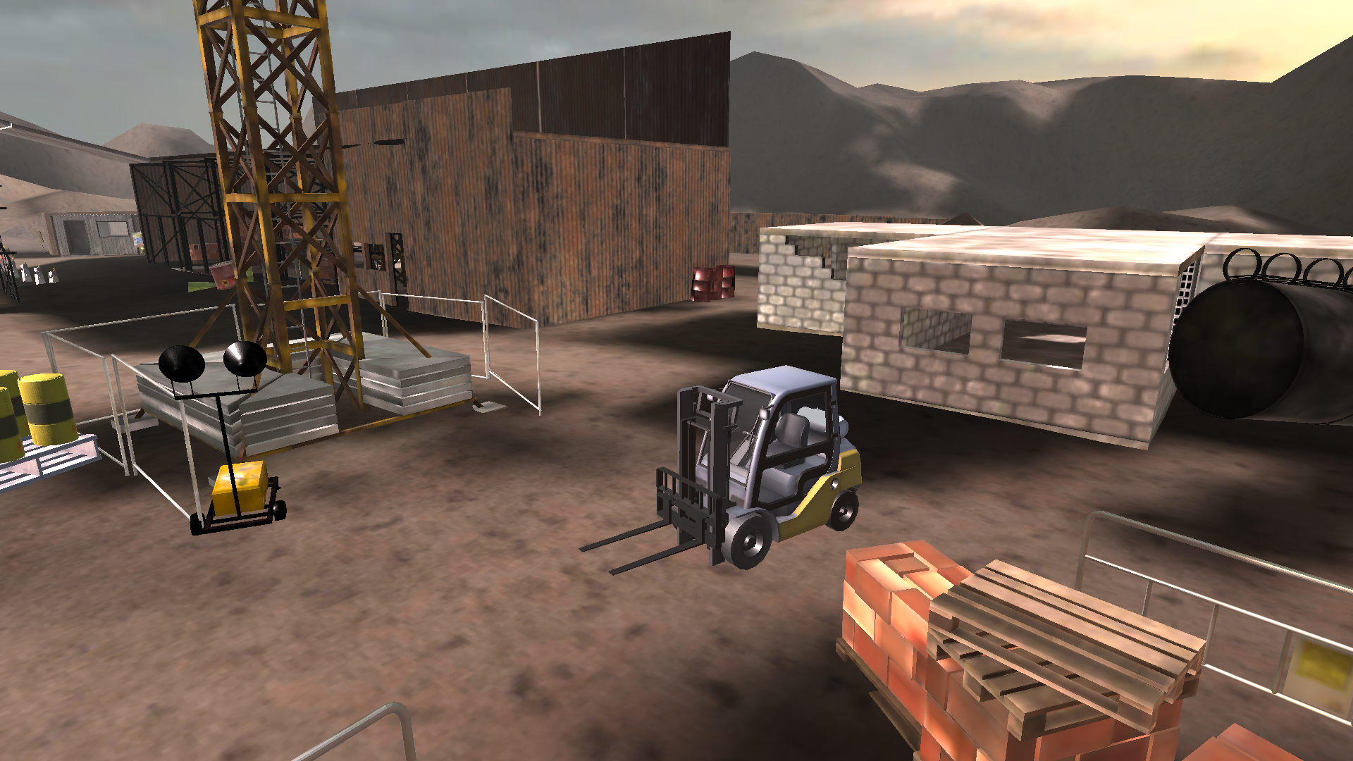 Forklift Driver Simulator Game Game Screenshot