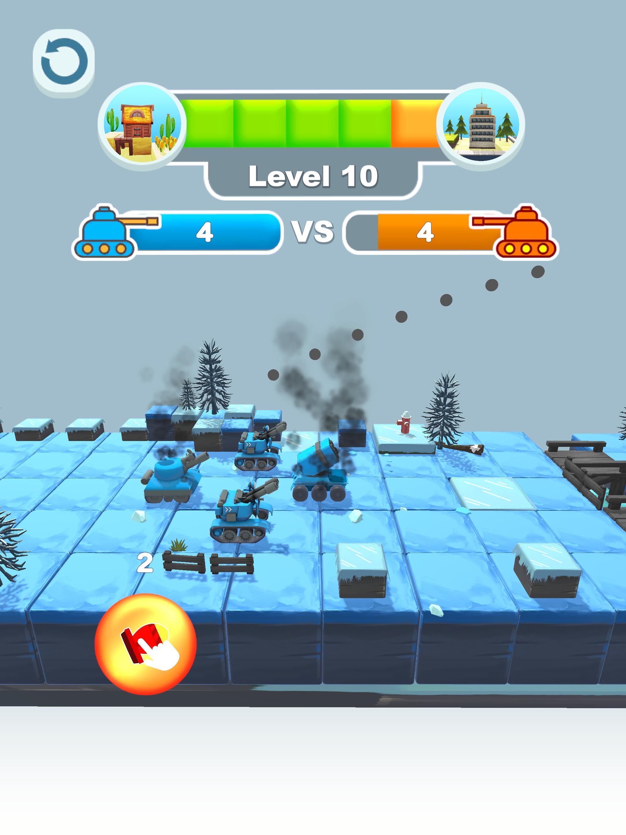 Merge Tank Master Game Screenshot