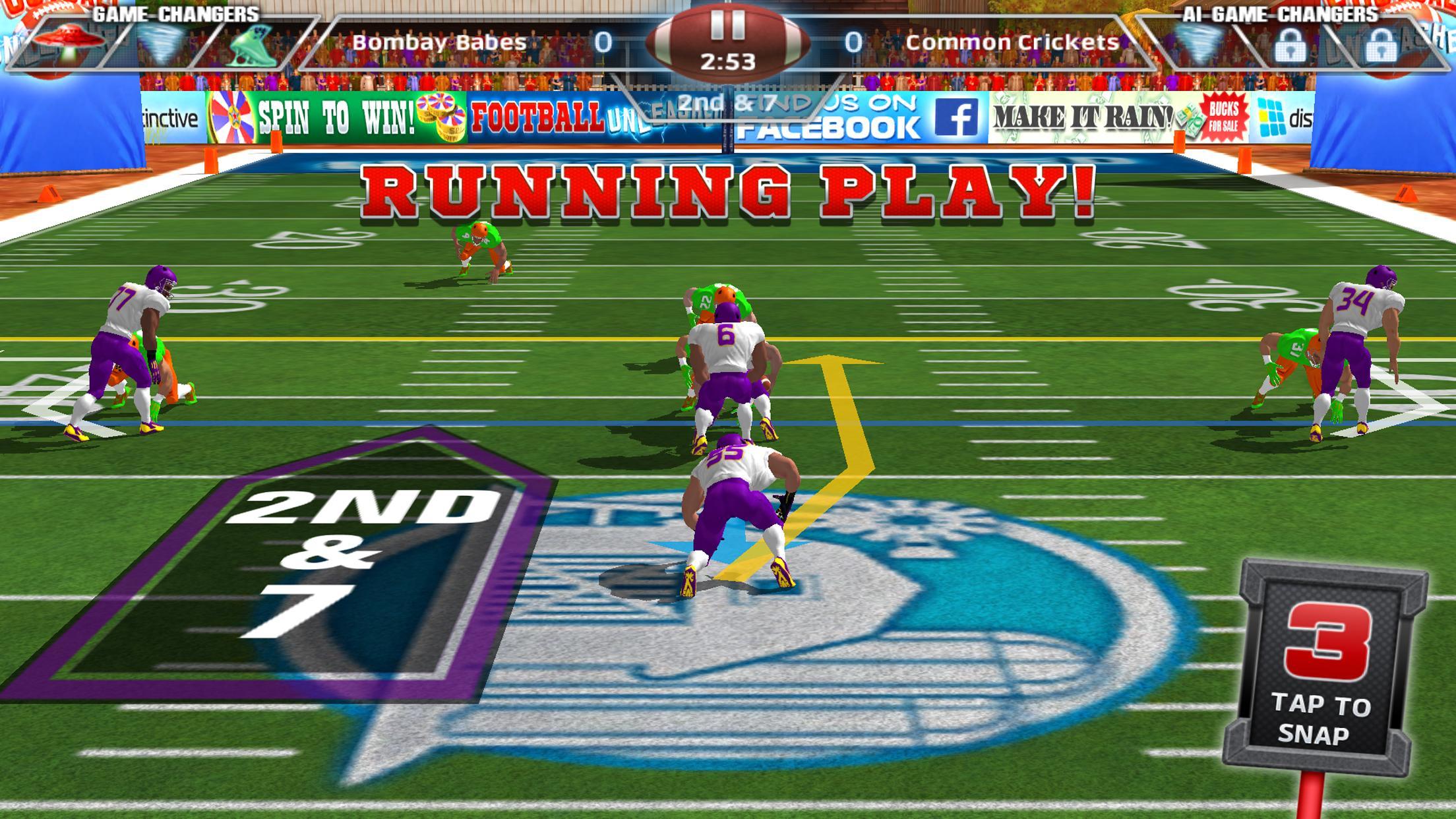 Football Jamaal Charles 게임 스크린샷