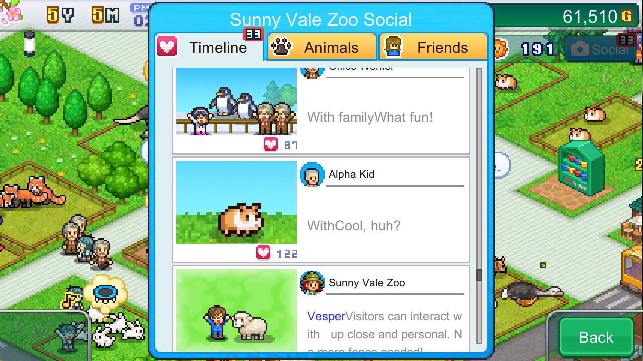Zoo Park Story screenshot game