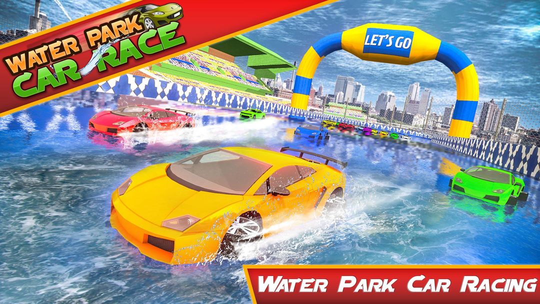 Real GT Stunt Water Park Car Surfing遊戲截圖
