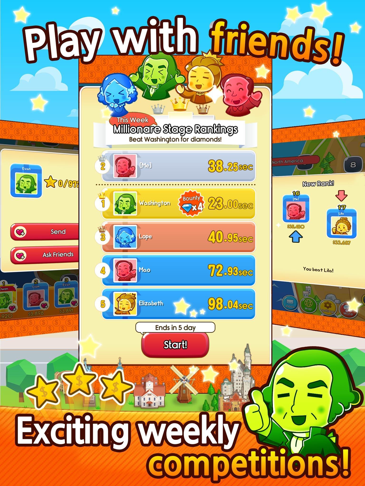 Millionaire POP Game Screenshot